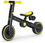 KinderKraft Tricicletă pentru copii 3 în 1 4TRIKE negru NEW024164