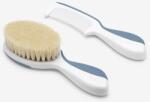Nuvita Pieptene cu perie din păr natural Powder Blue 1137
