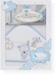 Interbaby Set prosop pentru bebeluși cu termometru de baie White/Blue