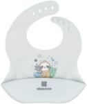 Kikkaboo Bavețică din silicon Savanna Friends Blue 31303030027 Bavata