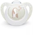 Nuk Suzetă din silicon First Choice 0-6 luni, 1 buc. , Pinguin