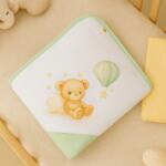 Rainy Scutec pentru bebeluși 85x85 cm. Green bear