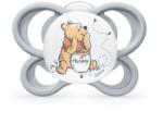 Nuk Suzetă din silicon Perfect Match 0-6 luni, 1 buc. , AIR, Winnie the Pooh, gri