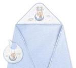 Interbaby Set prosop pentru bebeluși cu bavetă 100x100 cm. Osito Luna Blue