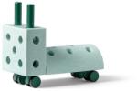 MODU jucărie de împins Tiny Ride Ocean Mint / Forest Green