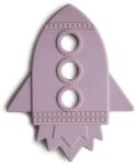 Mushie Jucărie de ros din silicon Rocket Soft Lilac