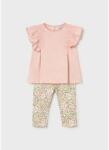 Mayoral Set pentru bebeluși din 2 piese cu pantalon scurt roz 26-01748-034