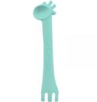 KikkaBoo Linguriță din silicon pentru bebeluși Giraffe, culoare mentă 31302040081 Set pentru masa bebelusi