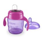 Philips Pahar pentru trecere ușoară, cu mânere, 6 luni+, 200 ml, violet 00A. 0488.003