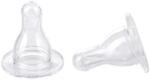 Canpol Tetine standard din silicon anti-colici, 0+ luni, 2 buc. , 18/114c