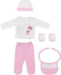 Interbaby Set pentru nou-născuți 5 piese Newborn (0-6 luni) Paracaidas Pink