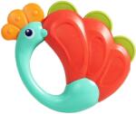Anek Smily Play Jucărie de ros și zornăitoare pentru bebeluși, model Paun 83829
