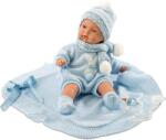 Llorens Păpușă pentru copii care plânge Joel Llorona Toquilla Celeste 38 cm cu accesorii Papusa