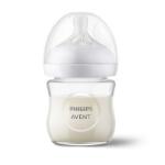 Philips Biberon din sticlă Natural Response 3.0, 120 ml, cu tetină cu debit 2, 0 luni+ SCY930/01