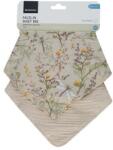 Kikkaboo Set de 2 bavete din muselin Secret Garden Beige 31303030070 Bavata