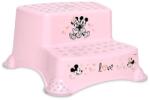 Lorelli Treaptă dublă pentru baie pentru copii Mini Love roz deschis 10130920555