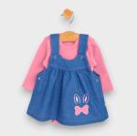 Rainy Set pentru bebeluși din 2 piese Pălărie cu urechi 62-92 cm roz
