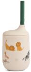 LIEWOOD Pahar din silicon Ellis Large Sippy Cup All together/Sandy