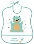 Canpol Bavețică moale, din plastic, cu căptușeală, Happy Animals 6 luni+, 2/919c Bavata