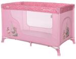 Lorelli Pătuț pentru bebeluși Moonlight cu un nivel, Mellow Rose Fellows 10080392363