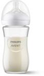 Philips Biberon din sticlă Natural Response 3.0 240 ml cu tetină cu debit 3, 1m+ 00A. 0578.001