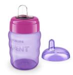 Philips Pahar pentru trecerea ușoară la pahar, fără mânere, 9 luni+, 260 ml, roz 00A. 0489.002