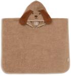 Jollein Prosop pentru bebeluși - poncho de baie 75x75 cm Diego Dog Biscuit