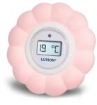 Luvion Termometru digital pentru apă și cameră, model Floare roz Termometru apa de baie