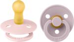 BIBS Colour Suzetă din cauciuc, 2 buc. (6-18 luni) Blossom/Dusky Lilac 120416