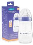 Lansinoh Biberon cu tetină din silicon Natural Wave 240 ml