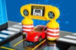 Molto Service auto pentru copii cu 5 mașinuțe 17404