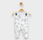 Rainy Pantaloni cu botoșei pentru bebeluși cu talie pliabilă, 48-68 cm, Ursuleț albastru