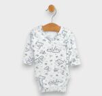 Rainy Body pentru bebeluși cu închidere laterală 48 - 68 cm. Ursuleț albastru