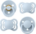 BIBS Try-It Collection Suzete din silicon/cauciuc 4 buc. Baby Blue