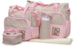 Moni Set de genți pentru accesorii Stella roz 103724