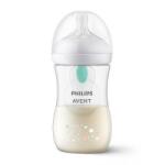 Philips Biberon Natural Response 3.0 cu supapă AirFree 260 ml cu tetină Flux 3, 1m+ Koala SCY673/82 00A. 0582.001