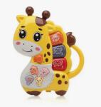 KioKids Jucărie muzicală pentru bebeluși 18 x 16 cm Giraffe 3950-7