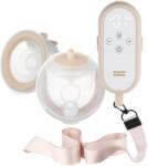 Canpol babies Pompă electrică dublă portabilă pentru lapte matern MilkShell 20/106C