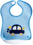 Sevi Baby Bavețică cu buzunar din plastic albastru Mașină 72-135 Bavata