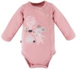 Eevi Body pentru bebeluși Mellow cu mâneci lungi, roz, 56 - 62 cm (1-4 luni)