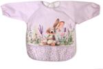 KioKids Bavețică pentru bebeluși - salopetă impermeabilă cu mâneci Iepuraș Lavender Bavata