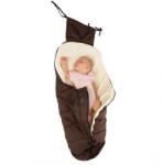 Cangaroo Sac termic Fluffy pentru cărucior, maro 100793