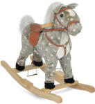 Moni Toys Leagăn de pluș pentru copii „Căluț Spotty gri 2020 108255