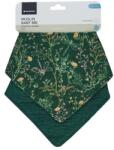 Kikkaboo Set de 2 bavete din muselină Secret Garden Green 31303030069 Bavata