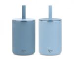 KioKids Cană pentru copii din silicon 180 ml albastră 03509-7