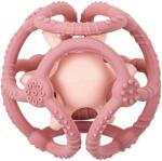 Nattou Minge de silicon pentru ros Dusty Pink+ Light Pin