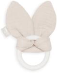 Jollein Jucărie pentru dentiție din silicon pentru bebeluși Bunny Ears Nougat