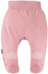 Eevi Pantaloni cu botoșei pentru bebeluși cu talie pliabilă, Mellow Rose, 56 cm