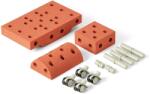 MODU Set pentru joc activ cu cuburi Curiosity 14 module Burnt Orange / Dusty Green