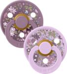 BIBS Colour x Liberty Suzetă din cauciuc 2 buc. (0-6 luni) Chamomile Lawn/Violet Sky Mix